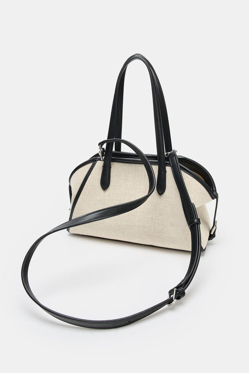 Bowling-style shoulder bag
