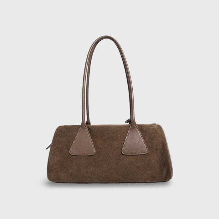 Premium genuine suede shoulder bag
