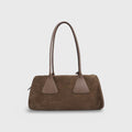 Premium genuine suede shoulder bag