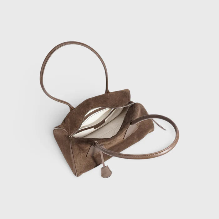 Premium genuine suede shoulder bag