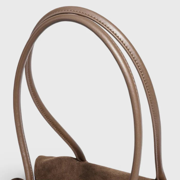 Premium genuine suede shoulder bag