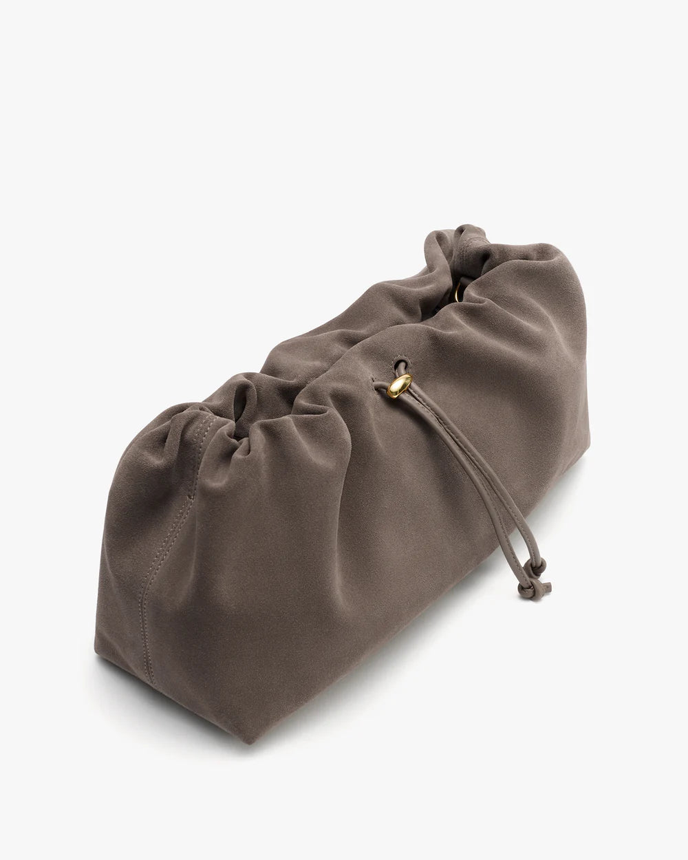 Suede shoulder bag