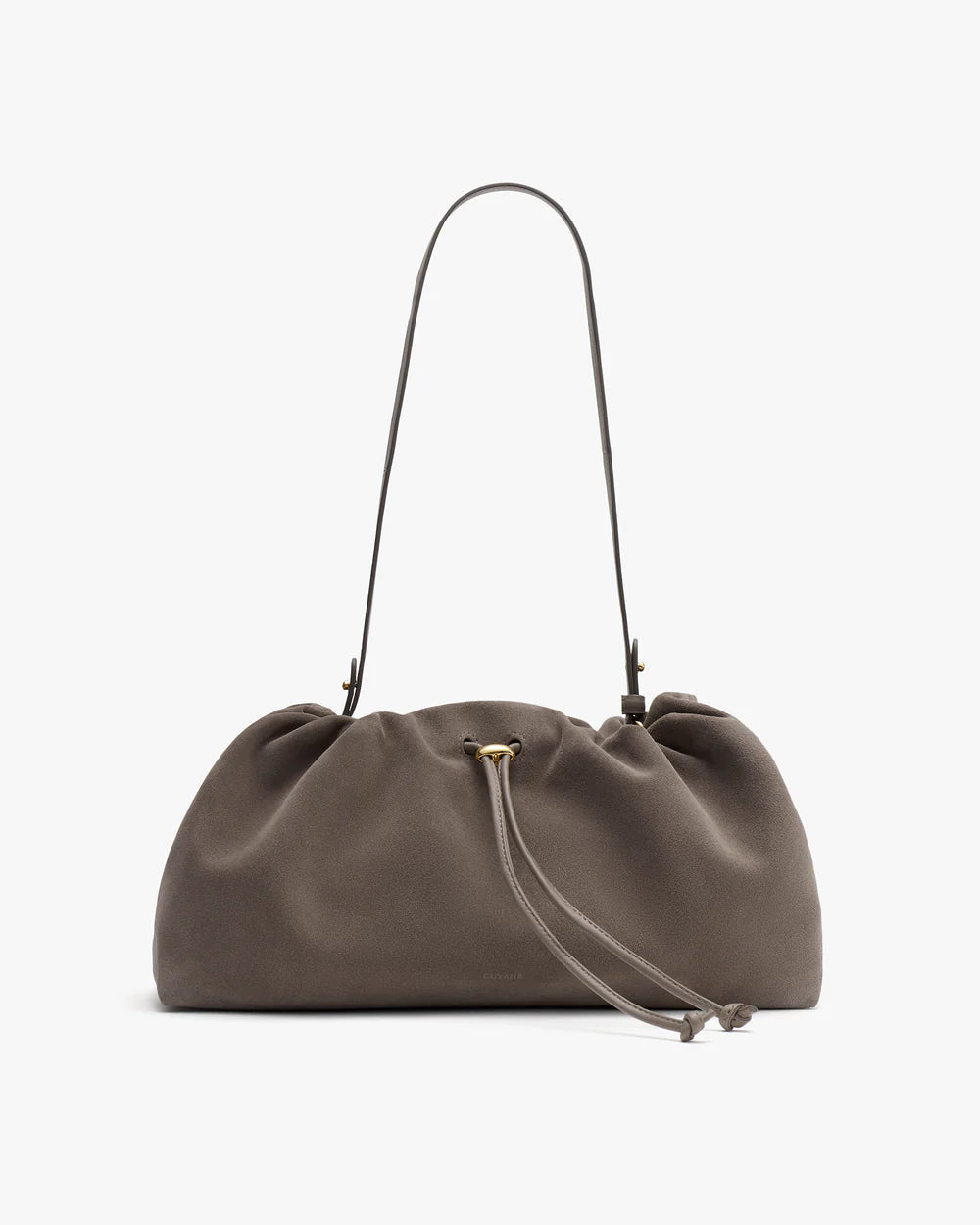 Suede shoulder bag