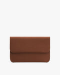 Flap-style envelope clutch