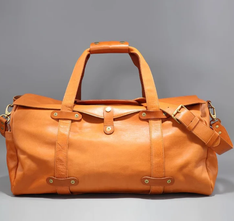 Men's Genuine Leather Travel Bag (Handheld/Crossbody)