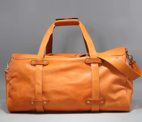 Men's Genuine Leather Travel Bag (Handheld/Crossbody)