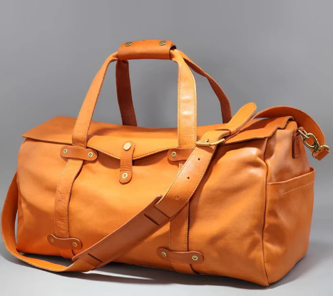 Men's Genuine Leather Travel Bag (Handheld/Crossbody)