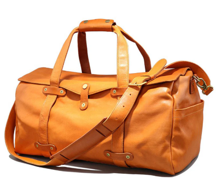 Men's Genuine Leather Travel Bag (Handheld/Crossbody)