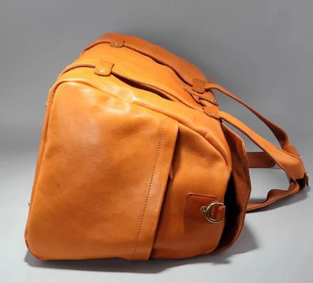 Men's Genuine Leather Travel Bag (Handheld/Crossbody)