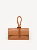 Calfskin envelope clutch